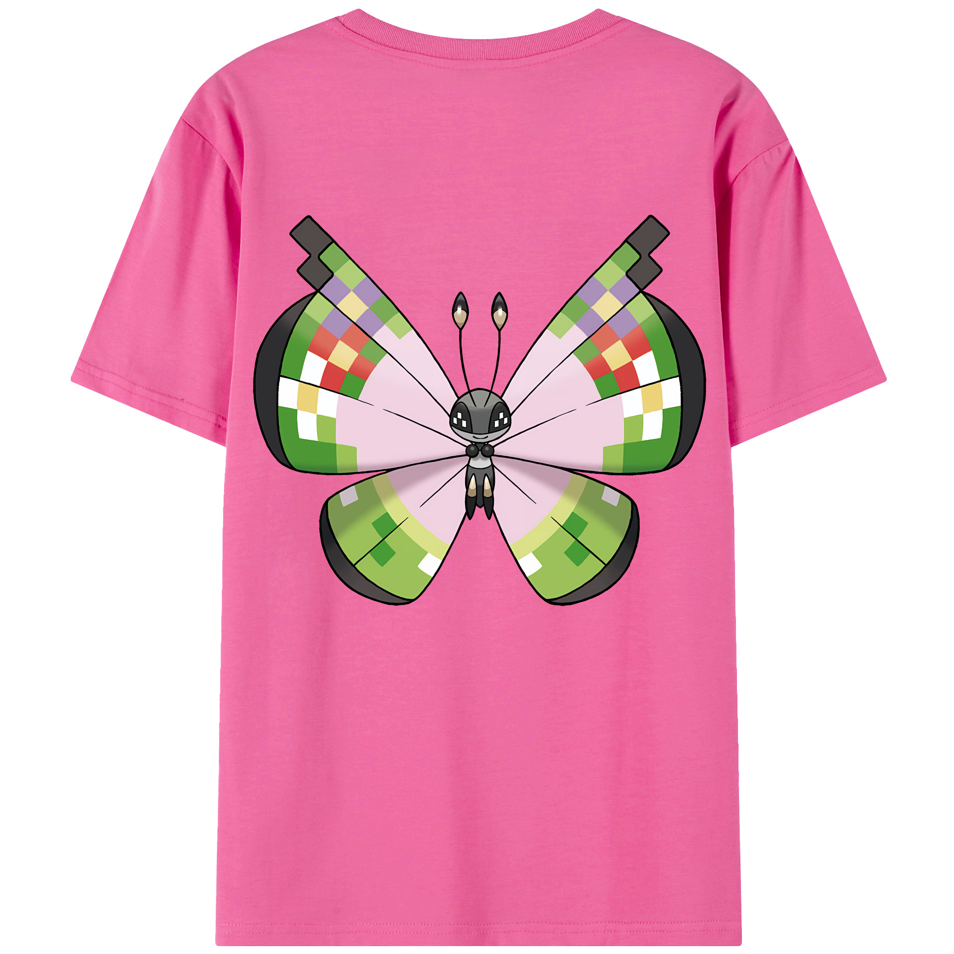 （画像用） ポケットモンスター Pokémon レディース半袖Tシャツ(バックプリント)